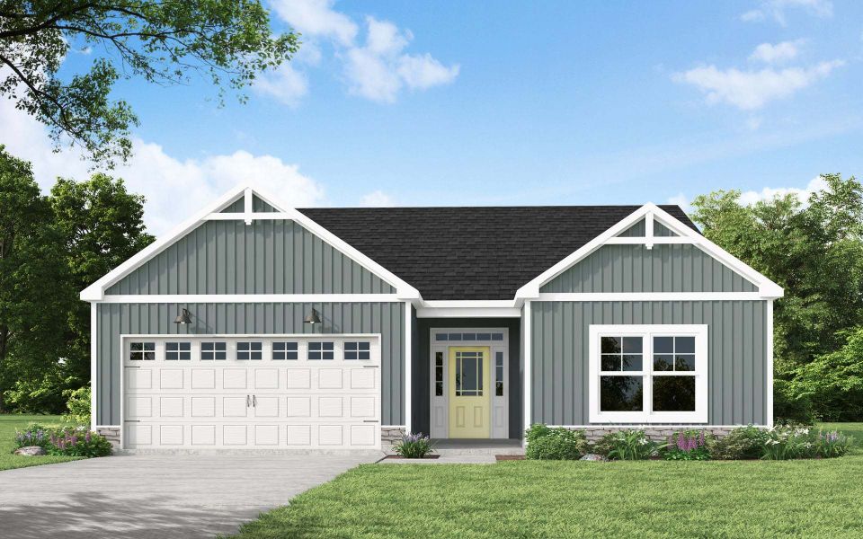 Elevation FH with Stone Skirt