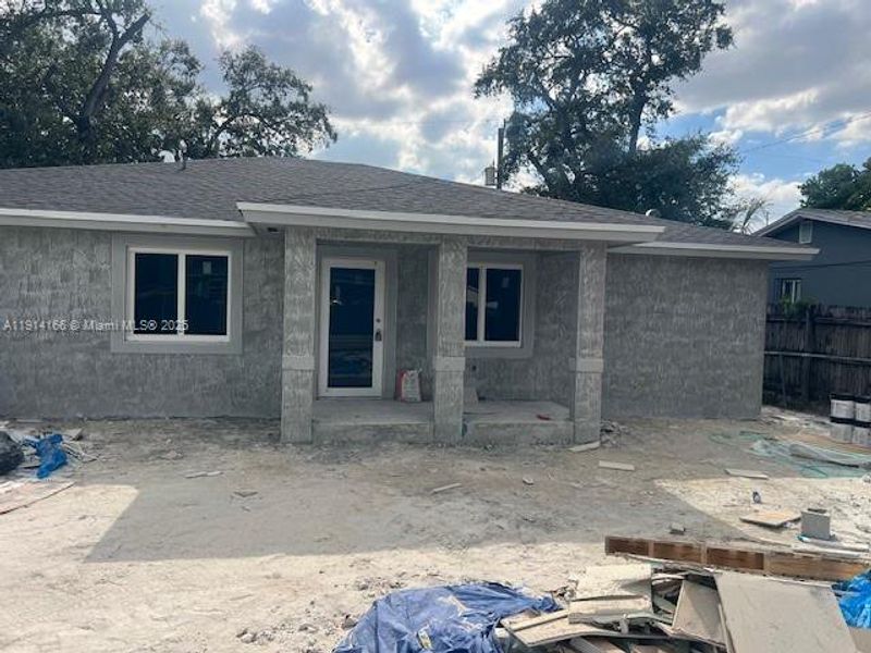 In-progress construction of a new home in , Miami Gardens, FL (Image 6).