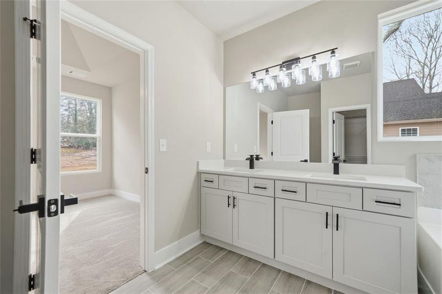 Furnished interior view inside a new home in , Conyers (Image 16).