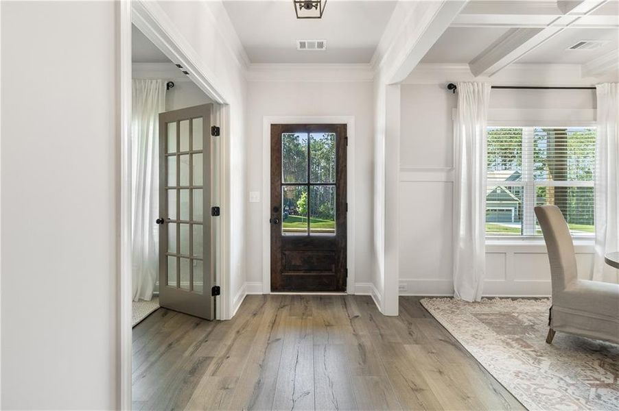 Spacious, unfurnished interior of a new home in Red Oak Ridge, Loganville (Image 17). Spacious, unfurnished interior of a new home in Red Oak Ridge, Loganville (Image 17).