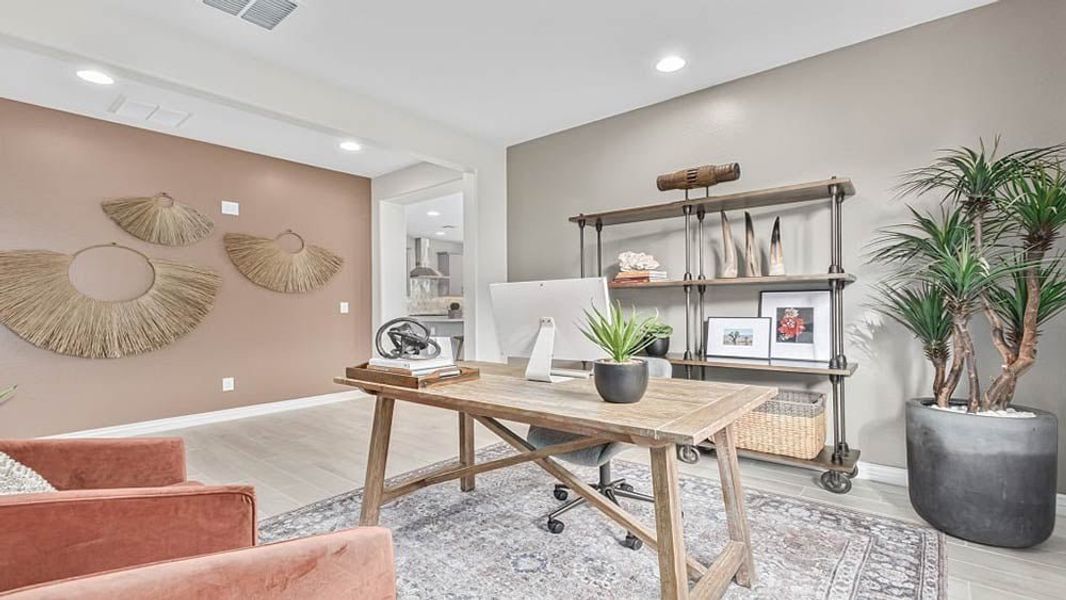 Representative furnished interior of a home built from the Hudson by Taylor Morrison in Stonehaven, Glendale (Image 10).