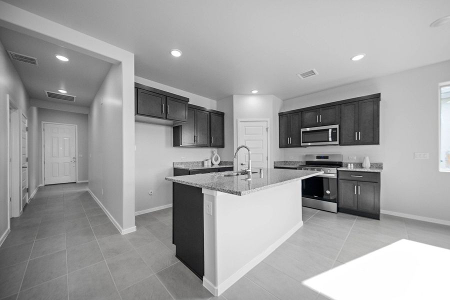 Representative furnished interior of a home built from the Prado by Hakes Brothers in Summer Sky North, El Paso (Image 6).