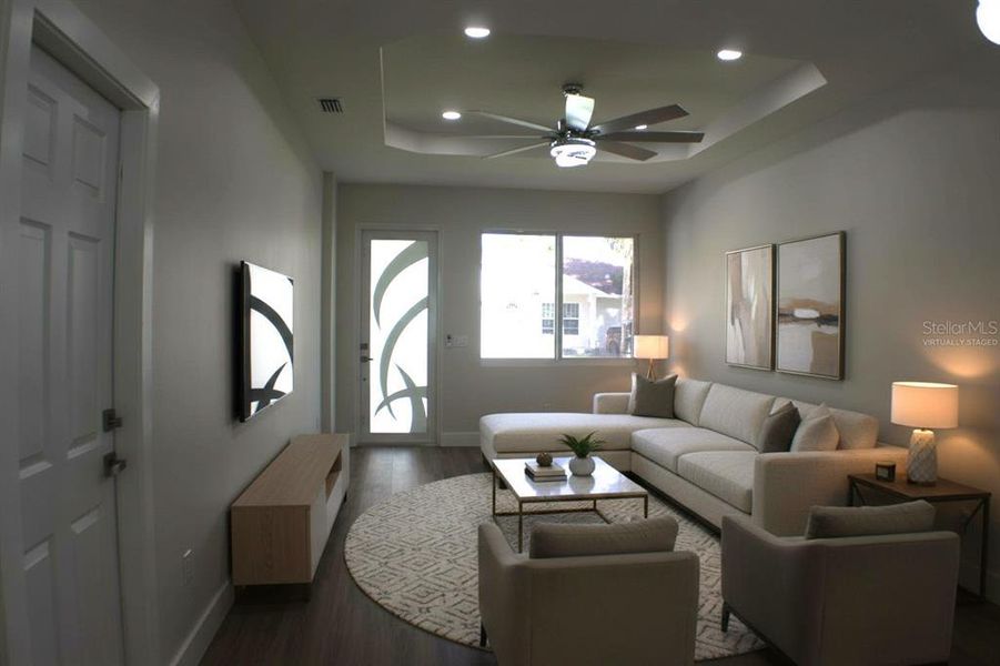 Furnished interior view inside a new home in , Tampa (Image 15).
