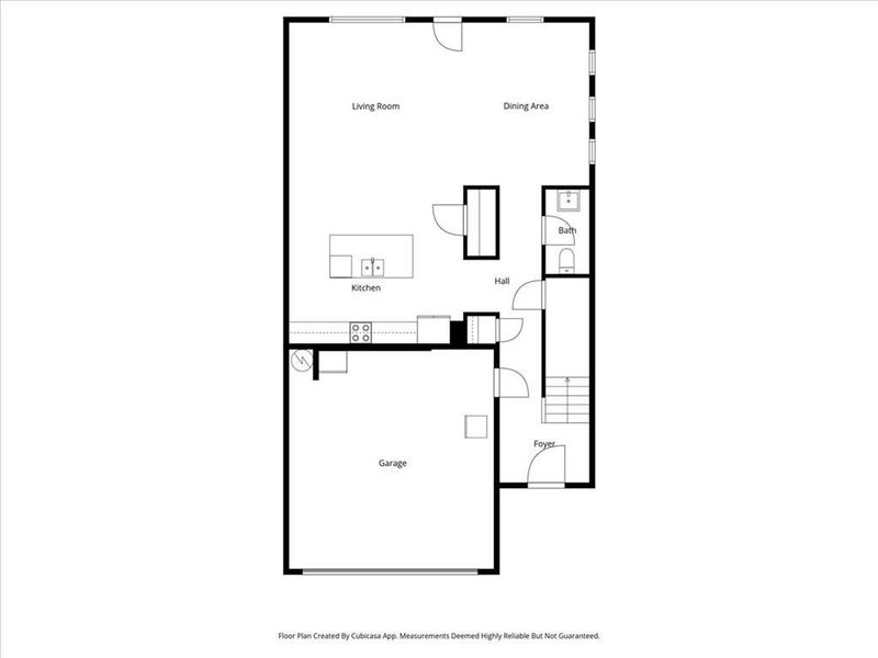 2D floor plan layout of this home in , Cartersville, GA (Image 6).
