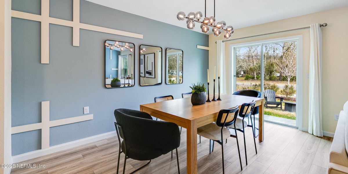 Furnished interior view inside a new home in Whistler Woods, Jacksonville (Image 5). Furnished interior view inside a new home in Whistler Woods, Jacksonville (Image 5).