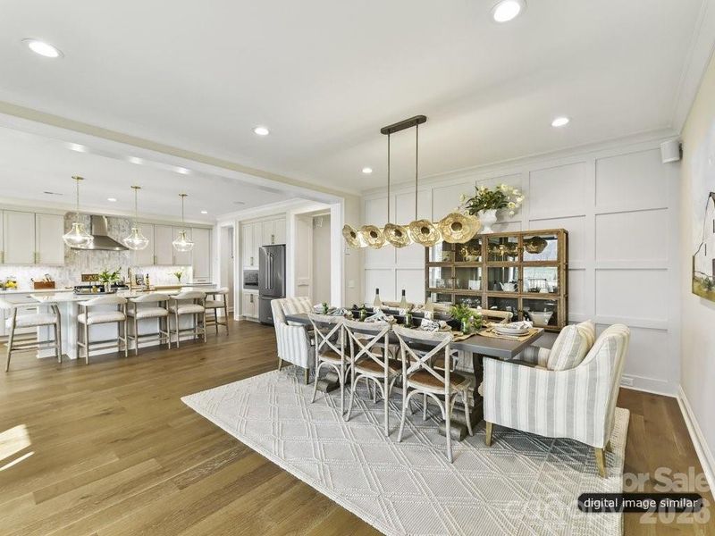 Furnished interior view inside a new home in , Charlotte (Image 11). Furnished interior view inside a new home in , Charlotte (Image 11).