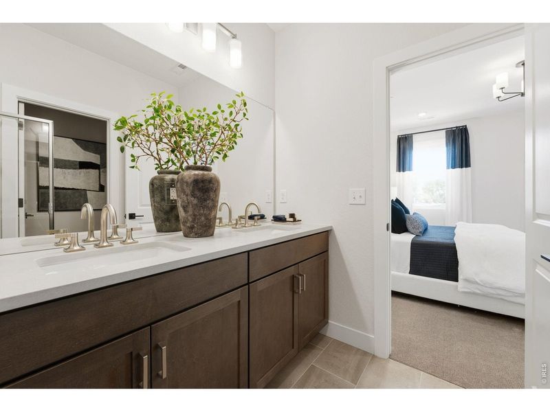 Furnished interior view inside a new home in , Fort Collins (Image 23).