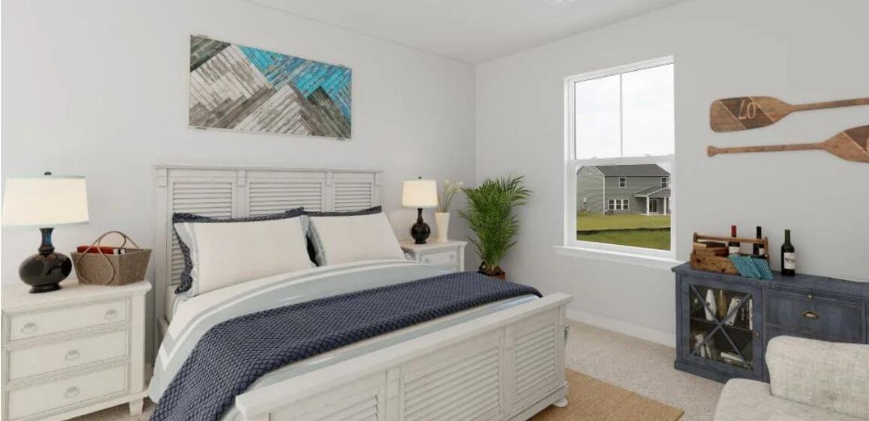 Furnished interior view inside a new home in Limehouse Farms, Summerville (Image 12).