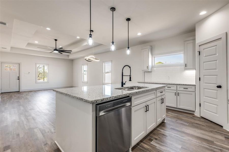 Furnished interior view inside a new home in , Dallas (Image 8).