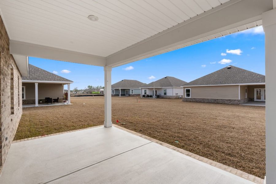 Exterior details and patio area of a home in Natureview, Freeport (Image 3). Exterior details and patio area of a home in Natureview, Freeport (Image 3).