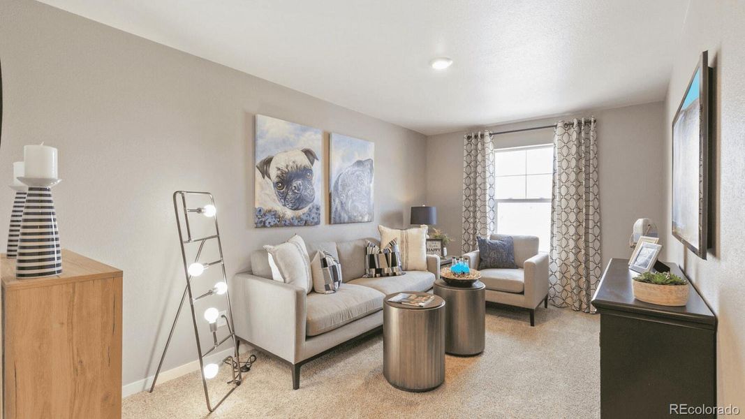Furnished interior view inside a new home in Sky Ranch, Watkins (Image 11).