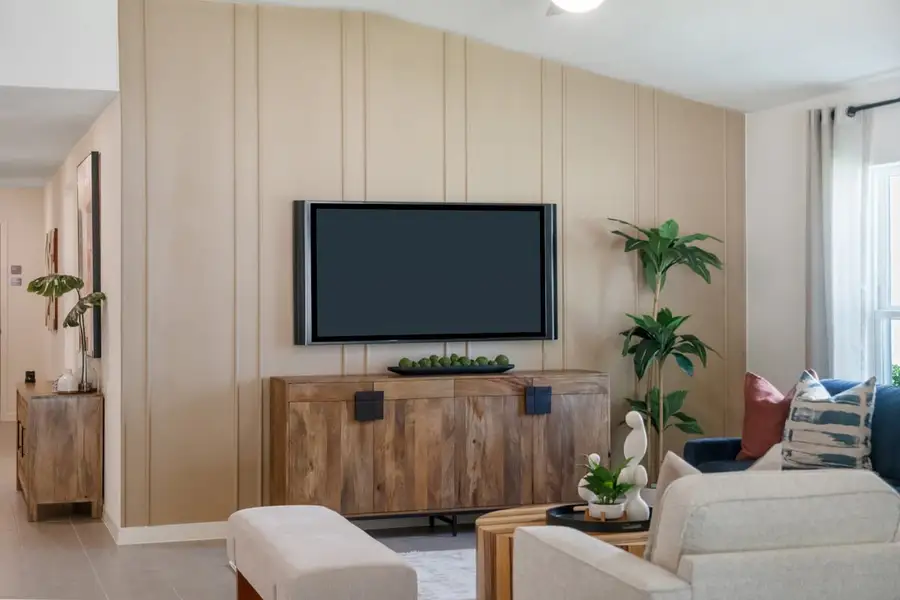 Representative furnished interior of a home built from the 2033 Modeled by KB Home in Laurel Oaks, Apopka (Image 6). Representative furnished interior of a home built from the 2033 Modeled by KB Home in Laurel Oaks, Apopka (Image 6).
