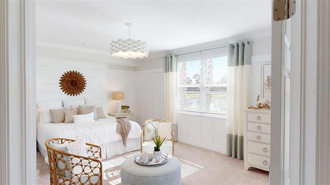 Furnished interior view inside a new home in Wellen Park Golf & Country Club, Venice (Image 32).