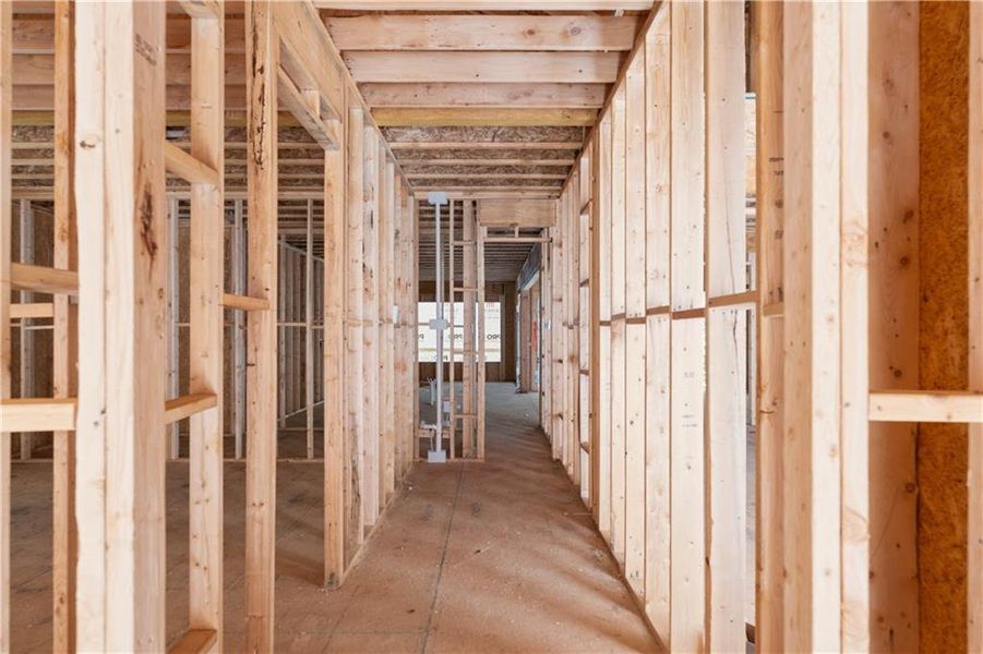 In-progress construction of a new home in , Fairburn, GA (Image 47).