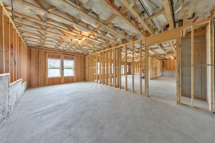 In-progress construction of a new home in , Woodstock, GA (Image 52).