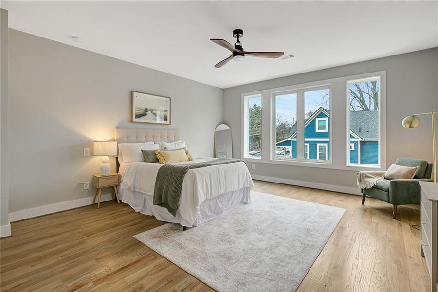 Furnished interior view inside a new home in , Atlanta (Image 10).