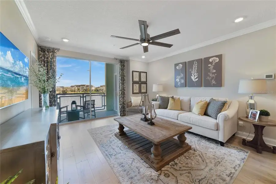 Furnished interior view inside a new home in Gatherings® of Lake Nona, Orlando (Image 8). Furnished interior view inside a new home in Gatherings® of Lake Nona, Orlando (Image 8).