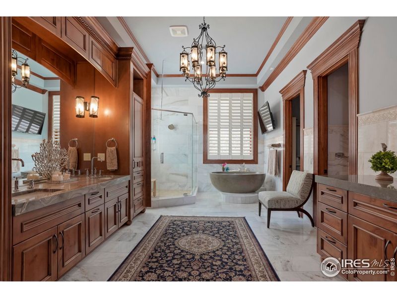 Furnished interior view inside a new home in , Estes Park (Image 23).