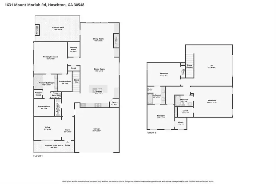 2D floor plan layout of this home in , Hoschton, GA (Image 7). 2D floor plan layout of this home in , Hoschton, GA (Image 7).
