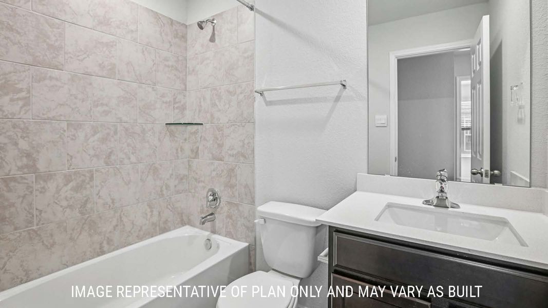 Furnished interior view inside a new home in The Villages at Schwertner Ranch, Jarrell (Image 9).