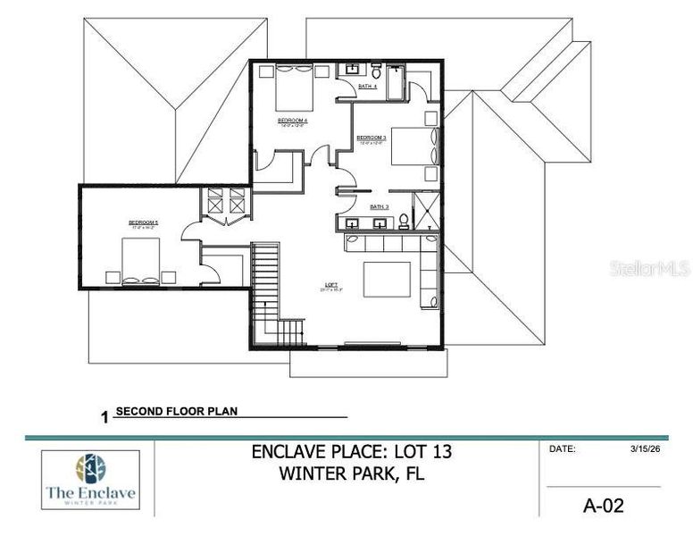 2D floor plan layout of this home in , Winter Park, FL (Image 5). 2D floor plan layout of this home in , Winter Park, FL (Image 5).