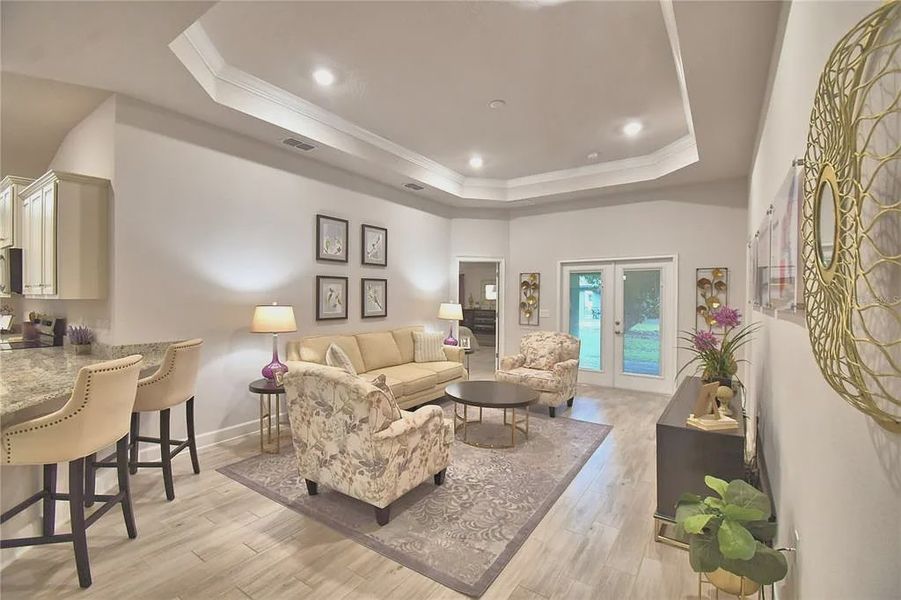 Furnished interior view inside a new home in Lake Juliana Estates, Auburndale (Image 17).