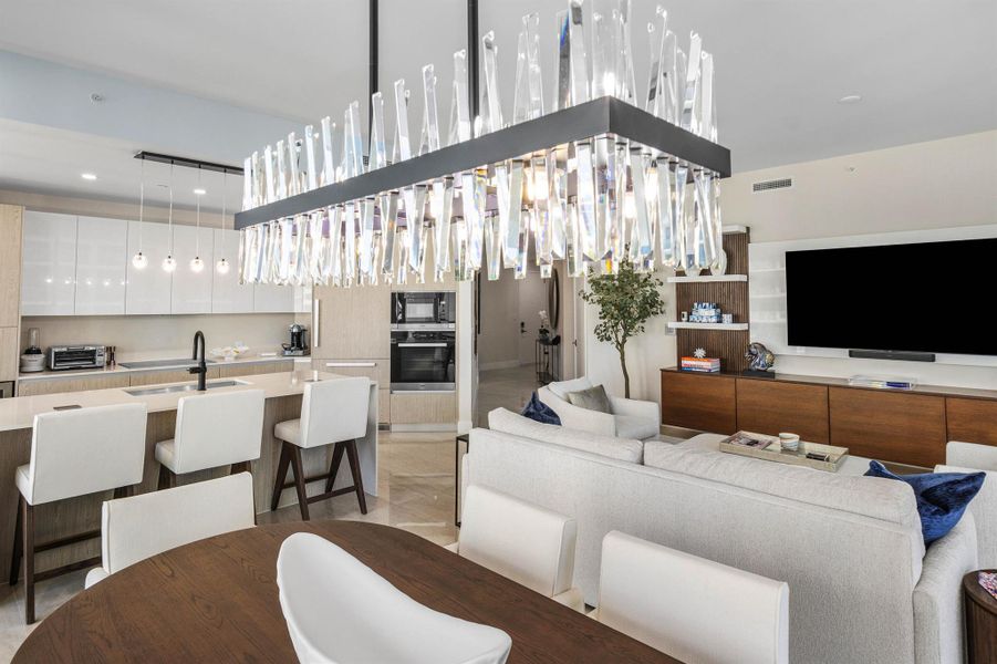 Furnished interior view inside a new home in , West Palm Beach (Image 38).