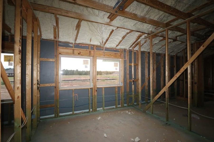 In-progress construction of a new home in Escondido 50' Homesites, Magnolia, TX (Image 36).