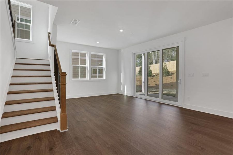 Spacious, unfurnished interior of a new home in Wisteria at GreenHouse, Marietta (Image 8). Spacious, unfurnished interior of a new home in Wisteria at GreenHouse, Marietta (Image 8).