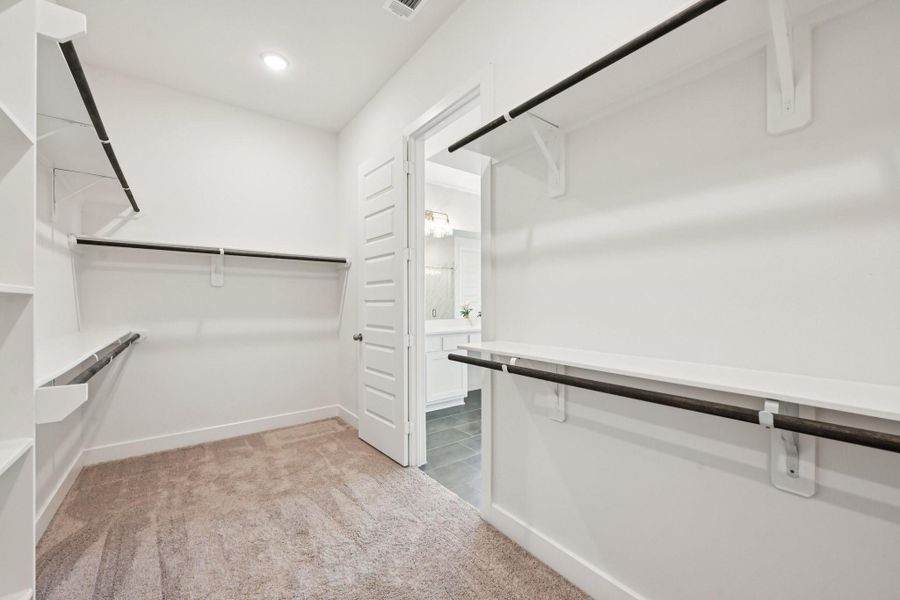 Primary closet #2 also has access to laundry room