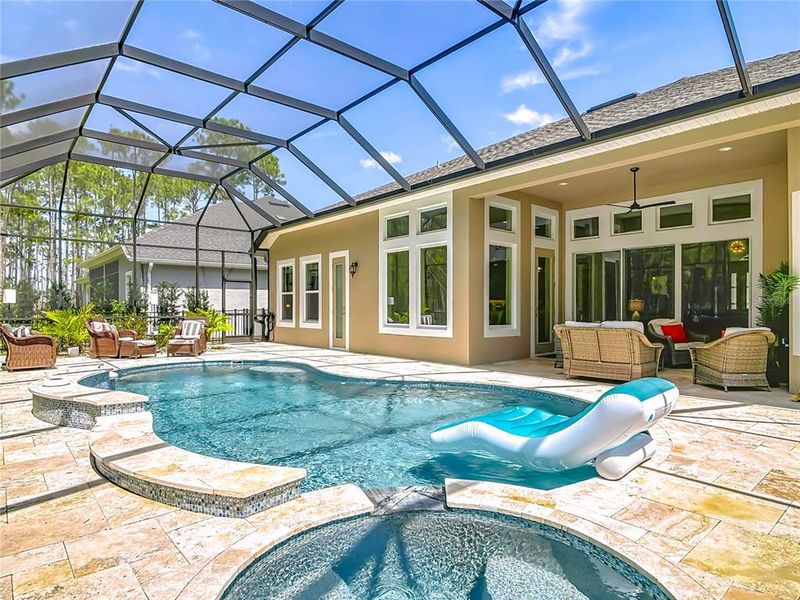Exterior details and patio area of a home in , Ormond Beach (Image 24).