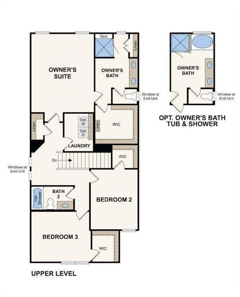 2D floor plan layout of this home in , Lawrenceville, GA (Image 3).
