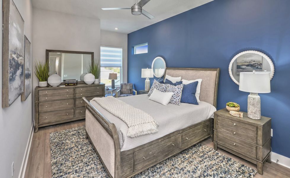 Furnished interior view inside a new home in Laureate Park, Orlando (Image 26).