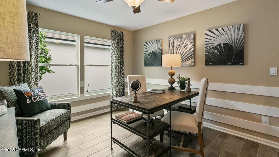 Furnished interior view inside a new home in Sawmill Branch, Palm Coast (Image 13).