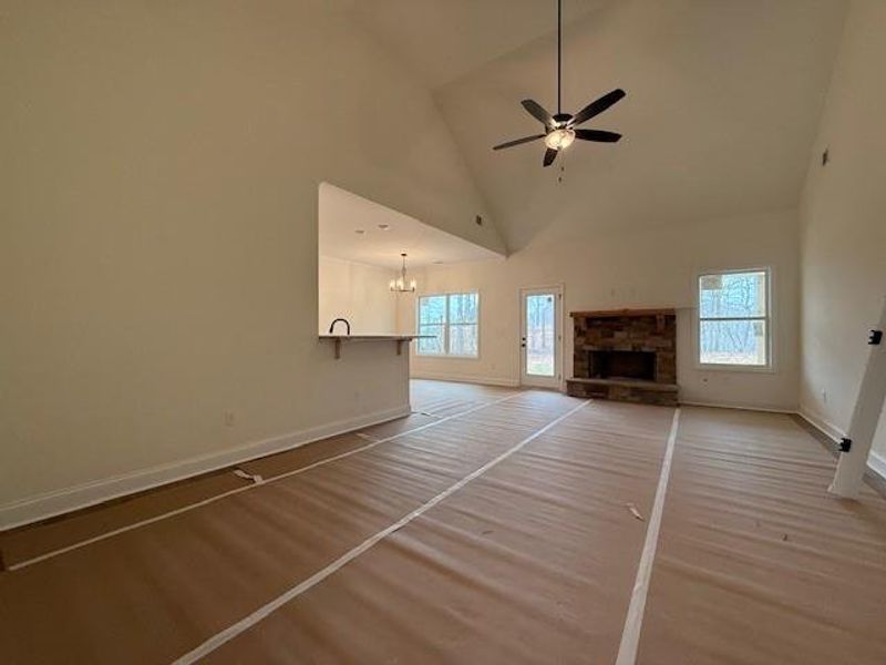 In-progress construction of a new home in , Rockmart, GA (Image 22).