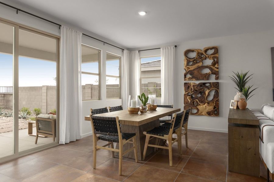 Dining area off great room Dining area off great room