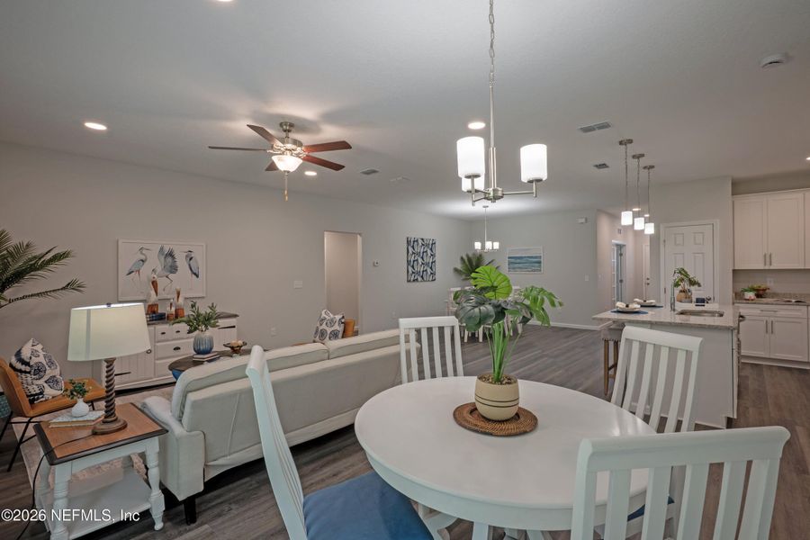 Furnished interior view inside a new home in , Jacksonville (Image 31).