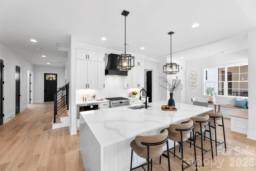 Furnished interior view inside a new home in , Charlotte (Image 5).