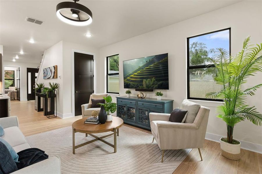 Furnished interior view inside a new home in , Orlando (Image 68).