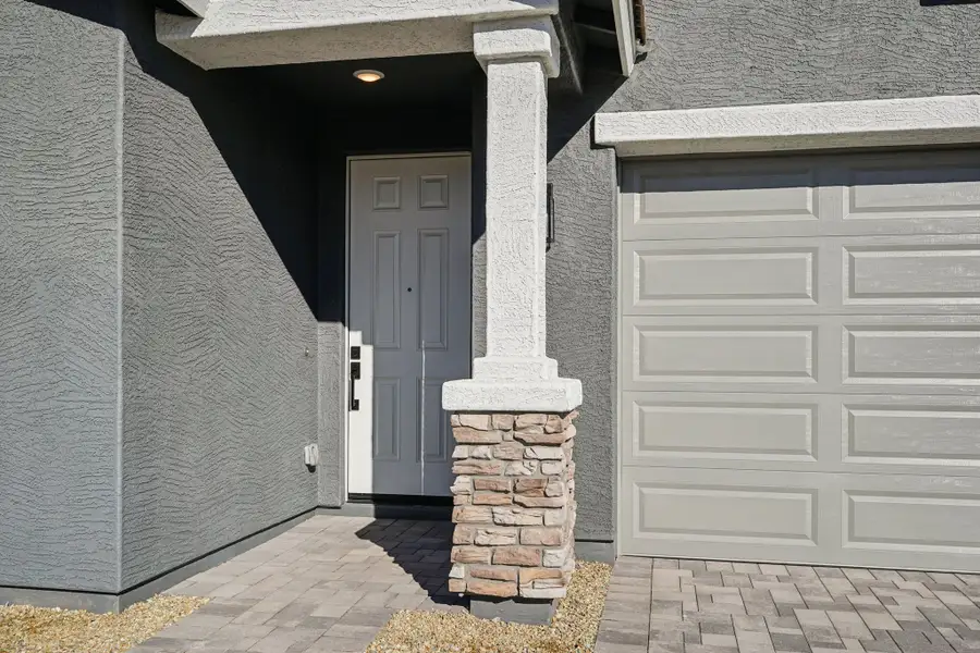 Exterior elevation. Finishes and options may vary.