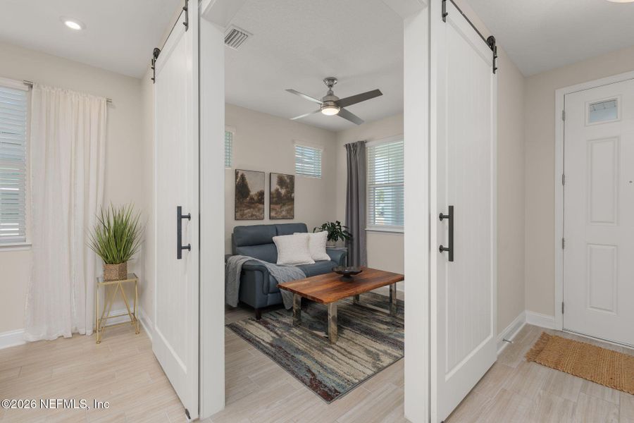 Furnished interior view inside a new home in , St. Johns (Image 17). Furnished interior view inside a new home in , St. Johns (Image 17).