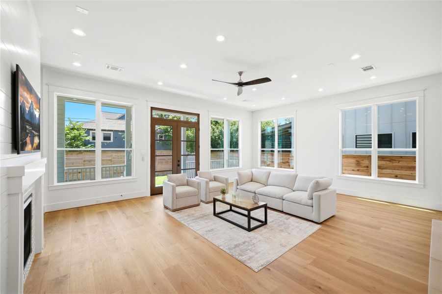 Furnished interior view inside a new home in , Houston (Image 12). Furnished interior view inside a new home in , Houston (Image 12).