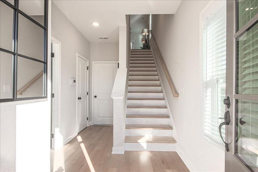 Spacious, unfurnished interior of a new home in Townes at South Main, Kennesaw (Image 22).