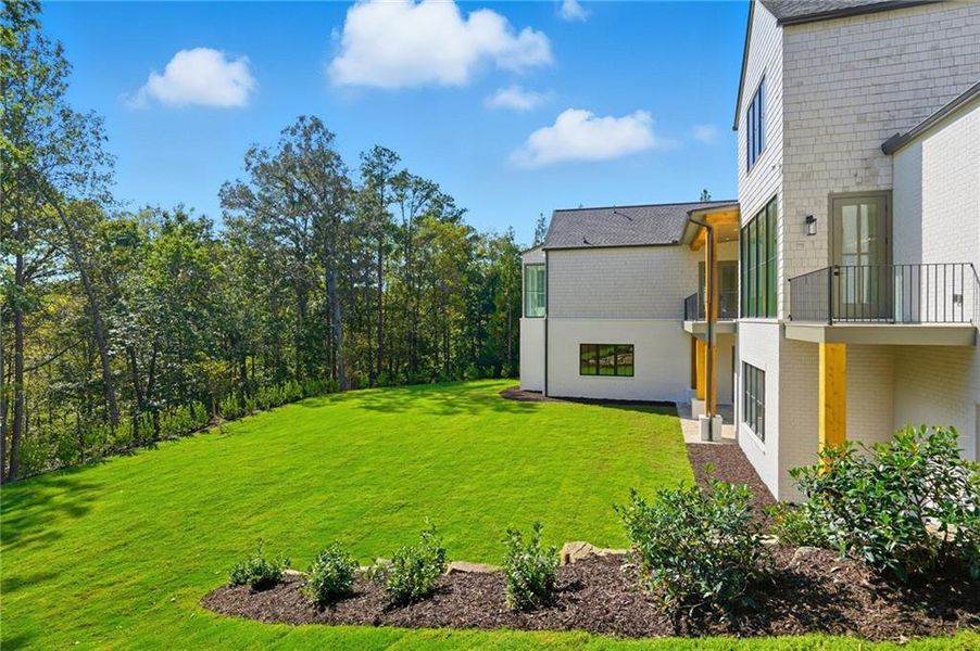 Exterior details and patio area of a home in , Roswell (Image 29). Exterior details and patio area of a home in , Roswell (Image 29).
