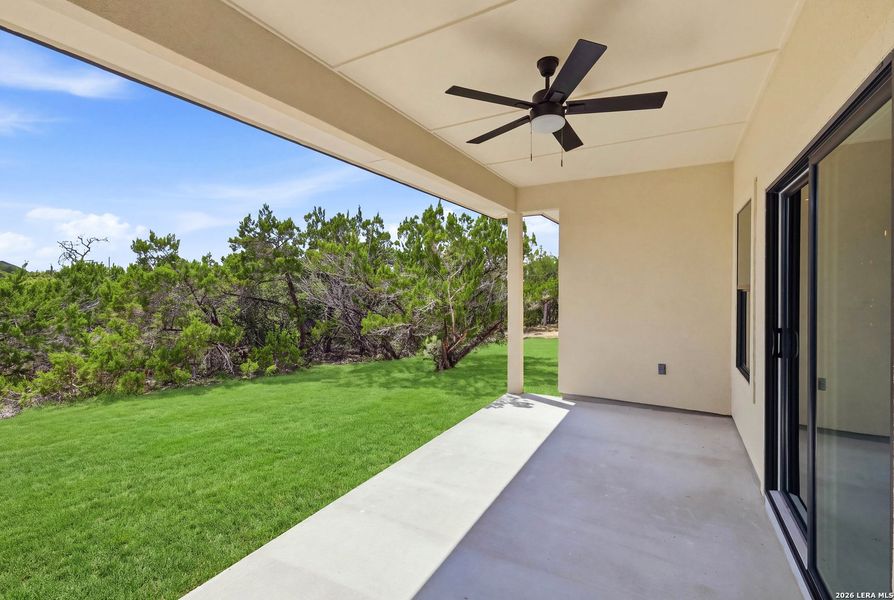 Exterior details and patio area of a home in , Fischer (Image 32). Exterior details and patio area of a home in , Fischer (Image 32).