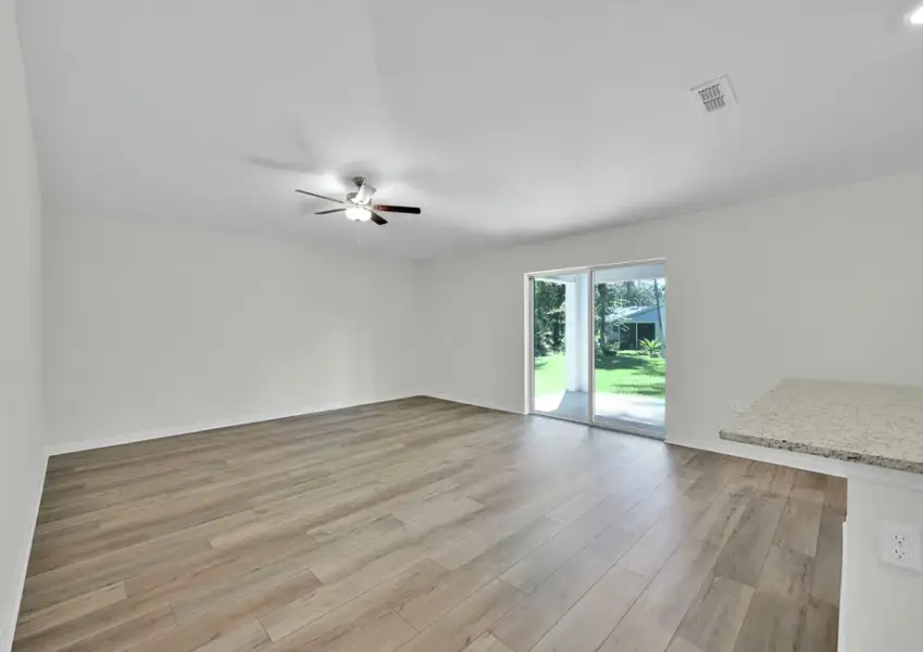 Spacious family room
