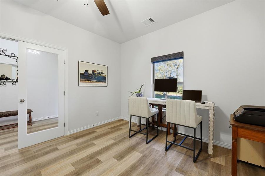 Great views from the front office