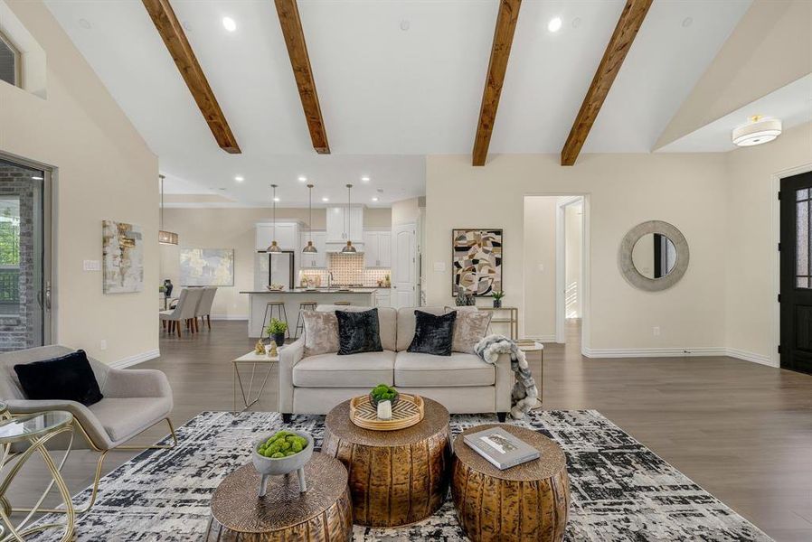 Furnished interior view inside a new home in Ladera Prosper, Prosper (Image 7).