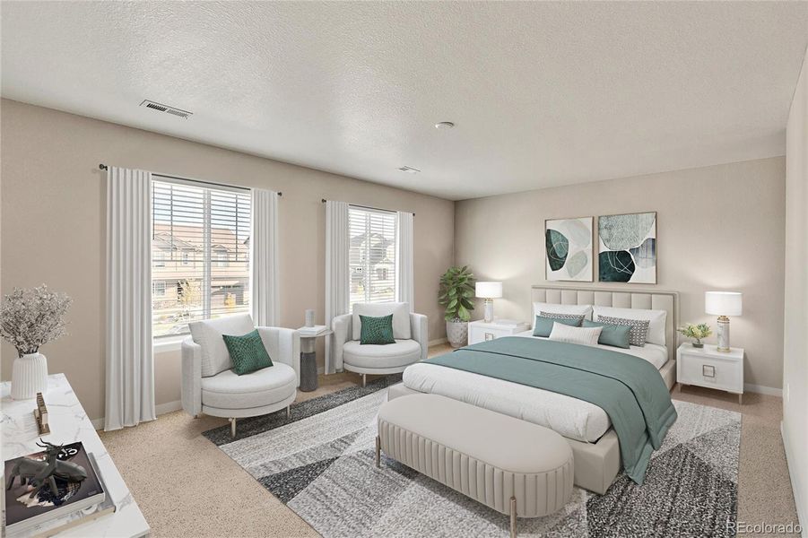 Furnished interior view inside a new home in Spring Valley Ranch, Elizabeth (Image 9).