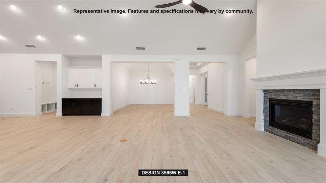 Spacious, unfurnished interior of a new home in Bristol Valley, Heath (Image 3).